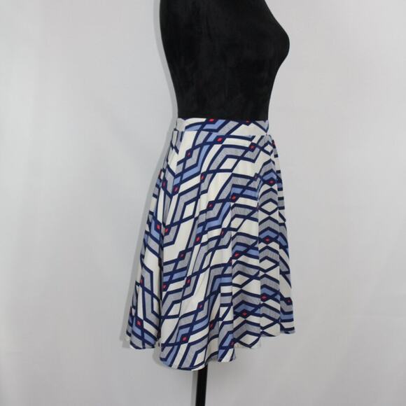 Anthropologie Francesca's Birdhouse Geometric Print Skit Size Medium - Picture 3 of 12